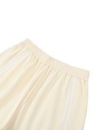 Rifted Unisex Wide Leg Piping Sweatpants
