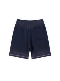 Rifted Unisex Sunfade Waffle Raw Hem Shorts