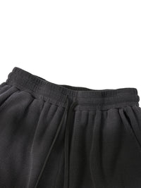 Rifted Unisex Sunfade Waffle Raw Hem Shorts