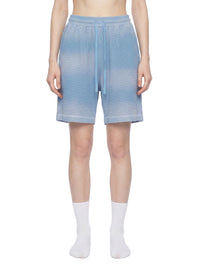 Rifted Unisex Sunfade Waffle Raw Hem Shorts
