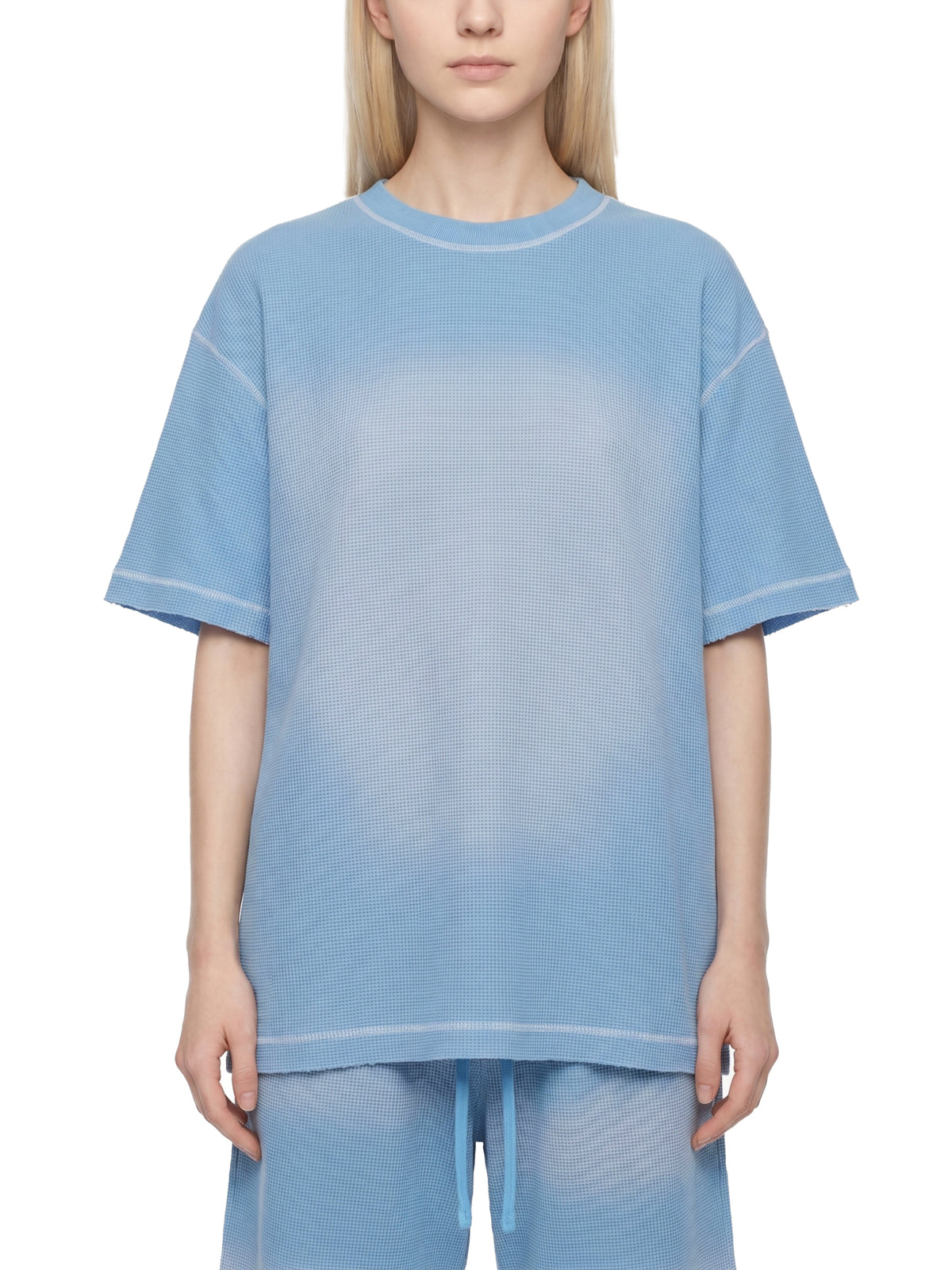 Rifted Unisex Sun Fade Waffle Boxy T-Shirt