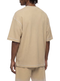 Rifted Unisex Sun Fade Waffle Boxy T-Shirt