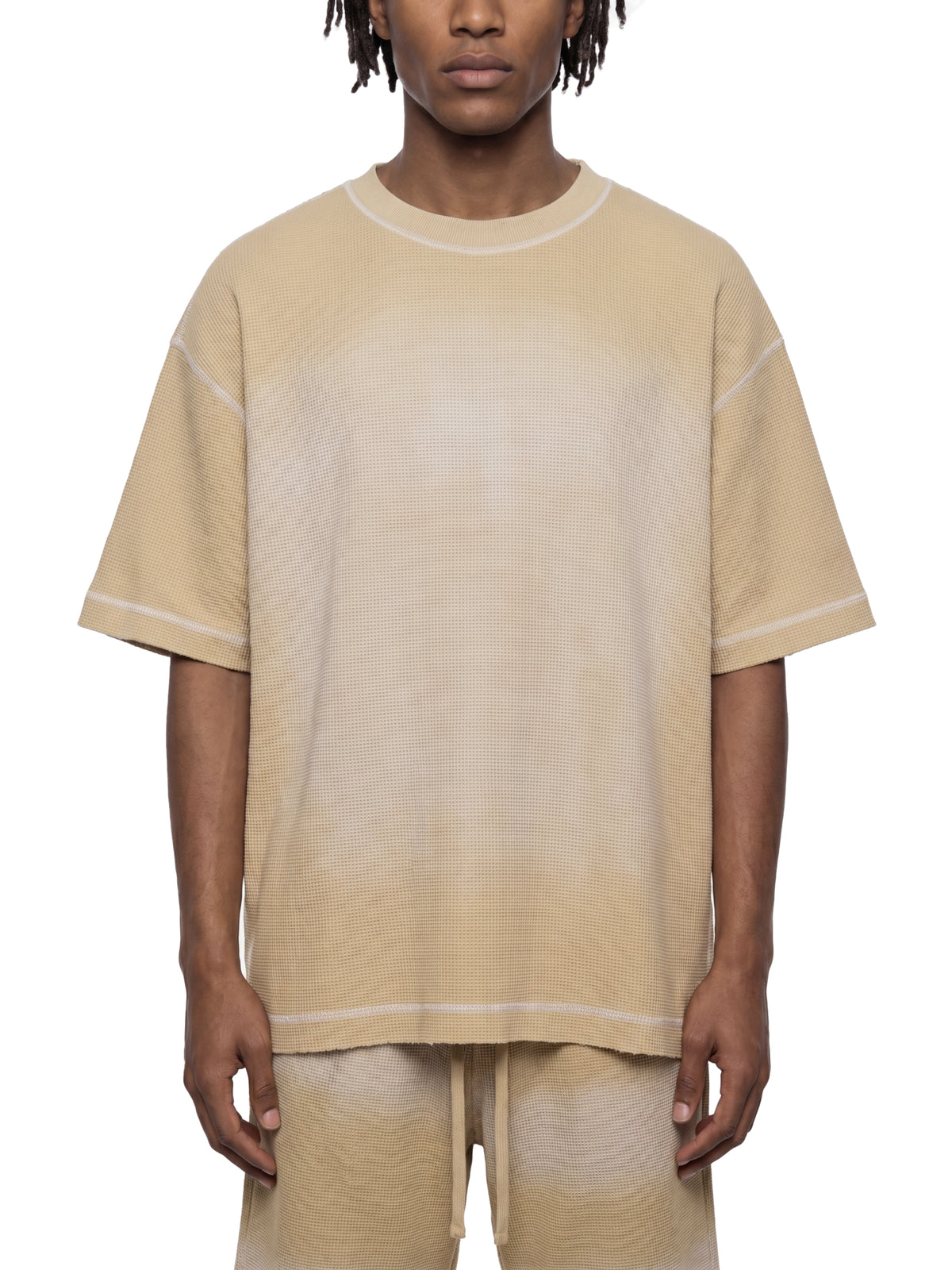 Rifted Unisex Sun Fade Waffle Boxy T-Shirt