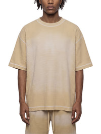 Rifted Unisex Sun Fade Waffle Boxy T-Shirt