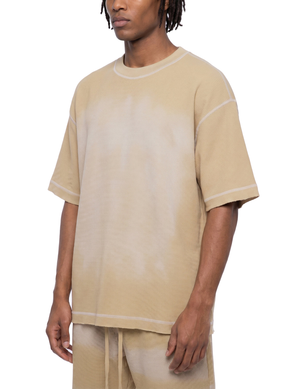 Rifted Unisex Sun Fade Waffle Boxy T-Shirt