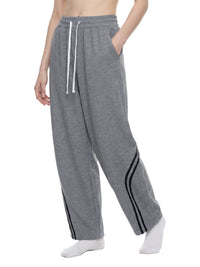 Rifted Unisex Wide Leg Piping Sweatpants