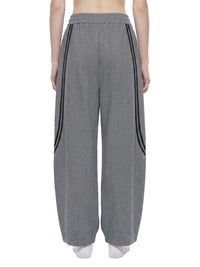 Rifted Unisex Wide Leg Piping Sweatpants