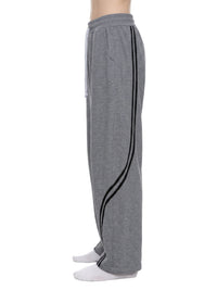 Rifted Unisex Wide Leg Piping Sweatpants