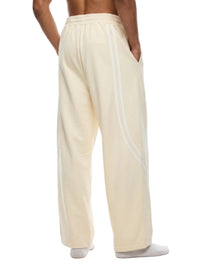 Rifted Unisex Wide Leg Piping Sweatpants