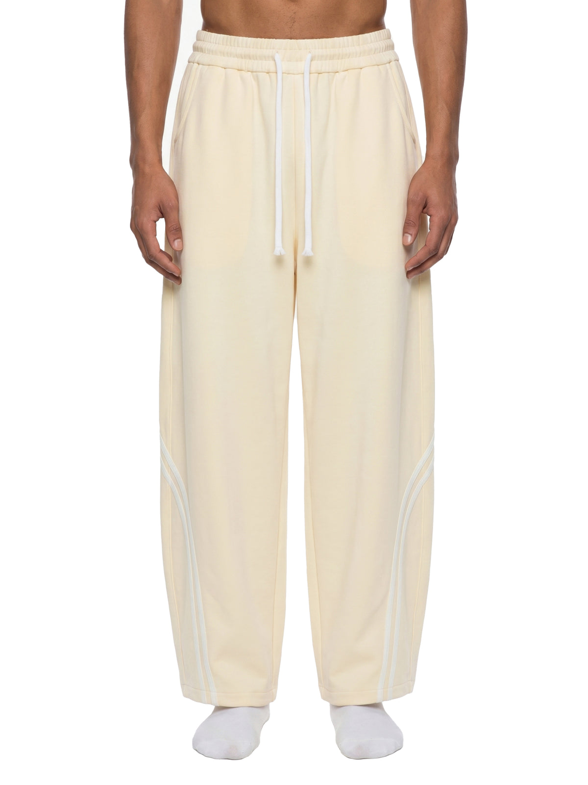 Rifted Unisex Wide Leg Piping Sweatpants