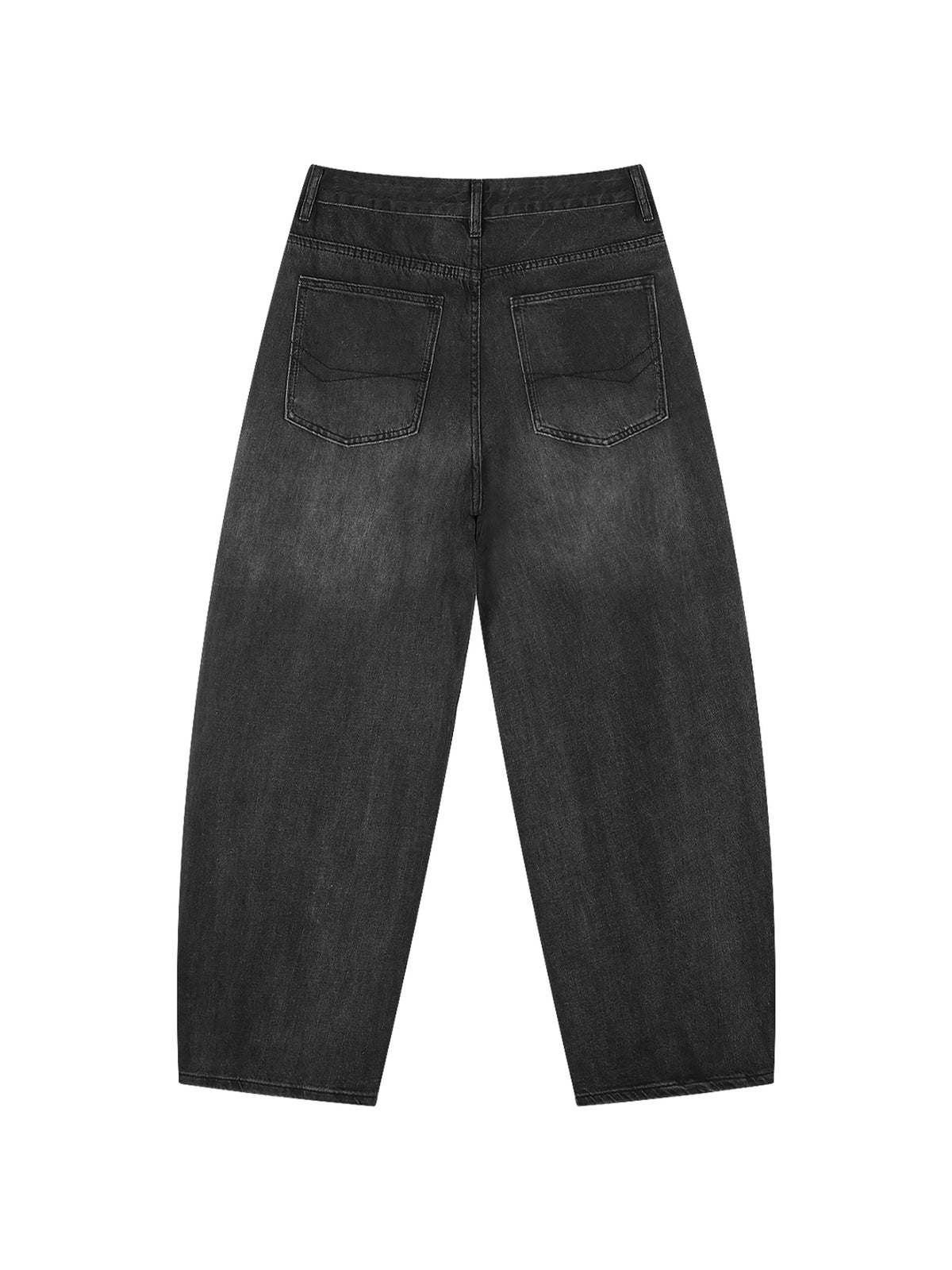 Rifted Men's Sun Fade Vintage Wash Barrel Leg Jeans