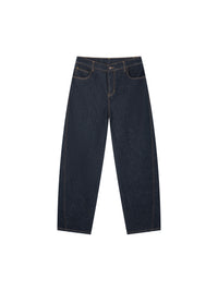 Rifted Men's Vintage Wash Barrel Leg Jeans