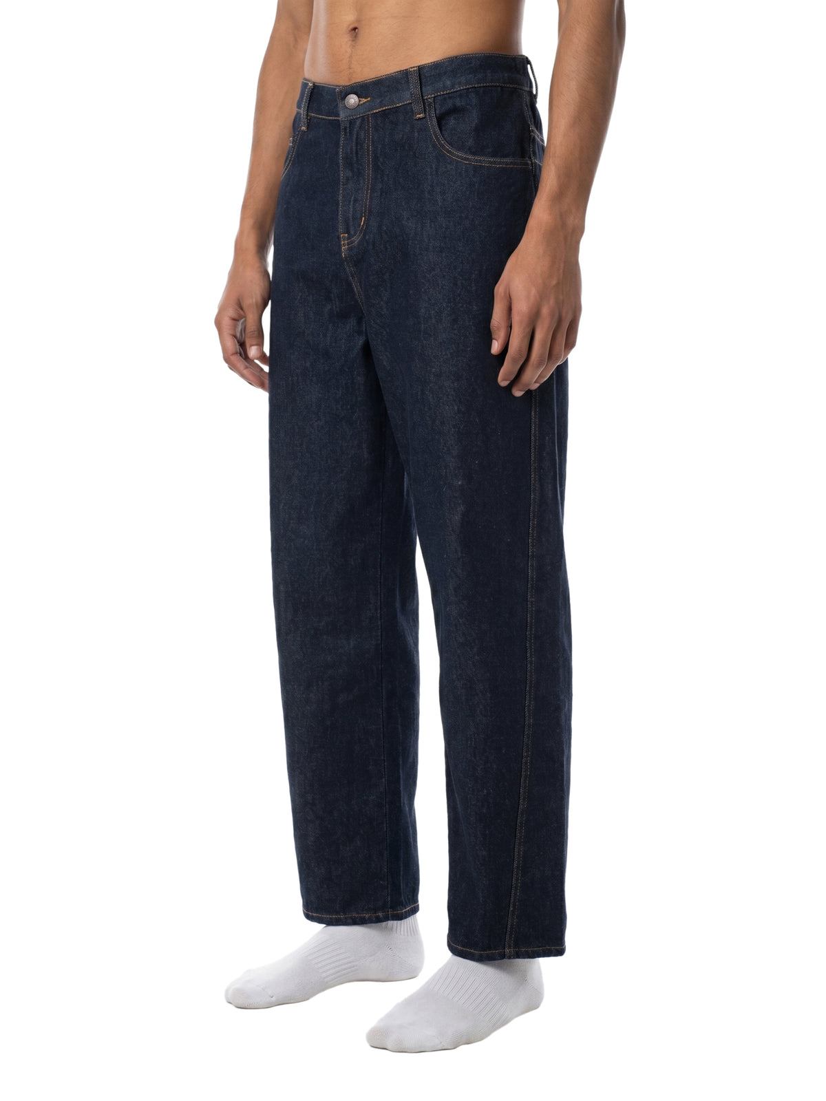 Rifted Men's Vintage Wash Barrel Leg Jeans