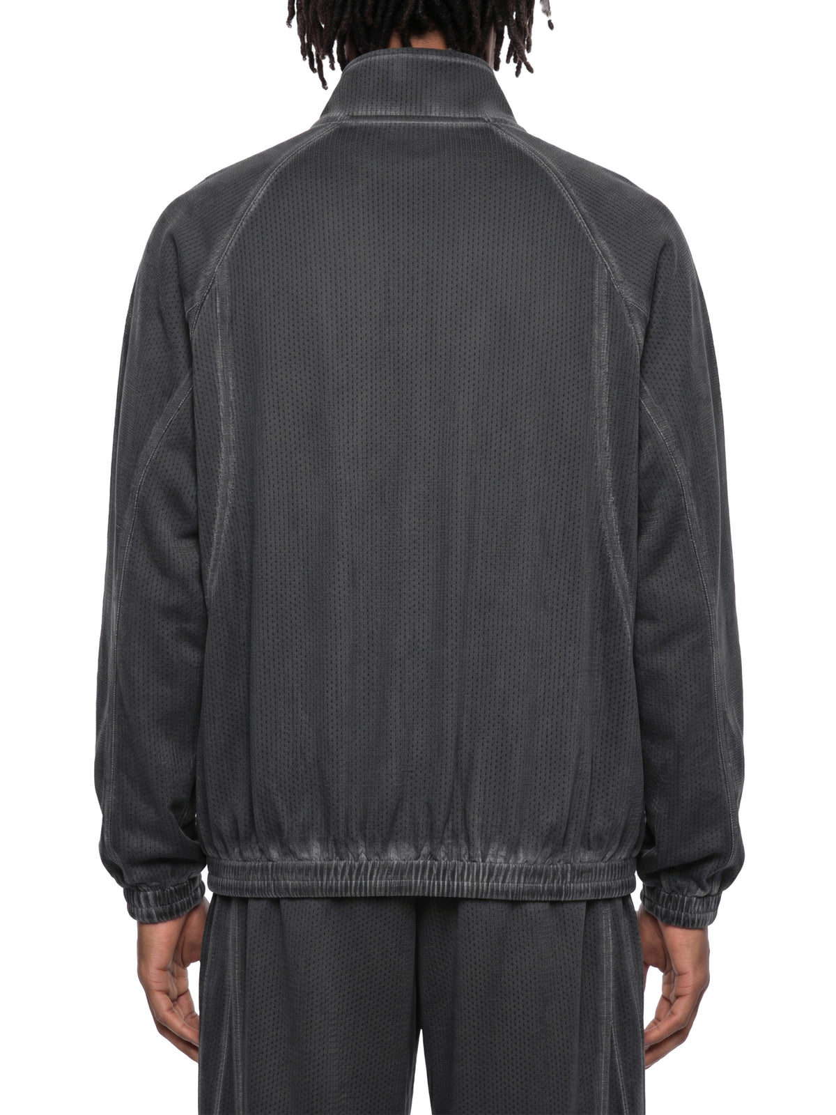 Rifted Unisex Vintage Wash Full Zip Mesh Jacket