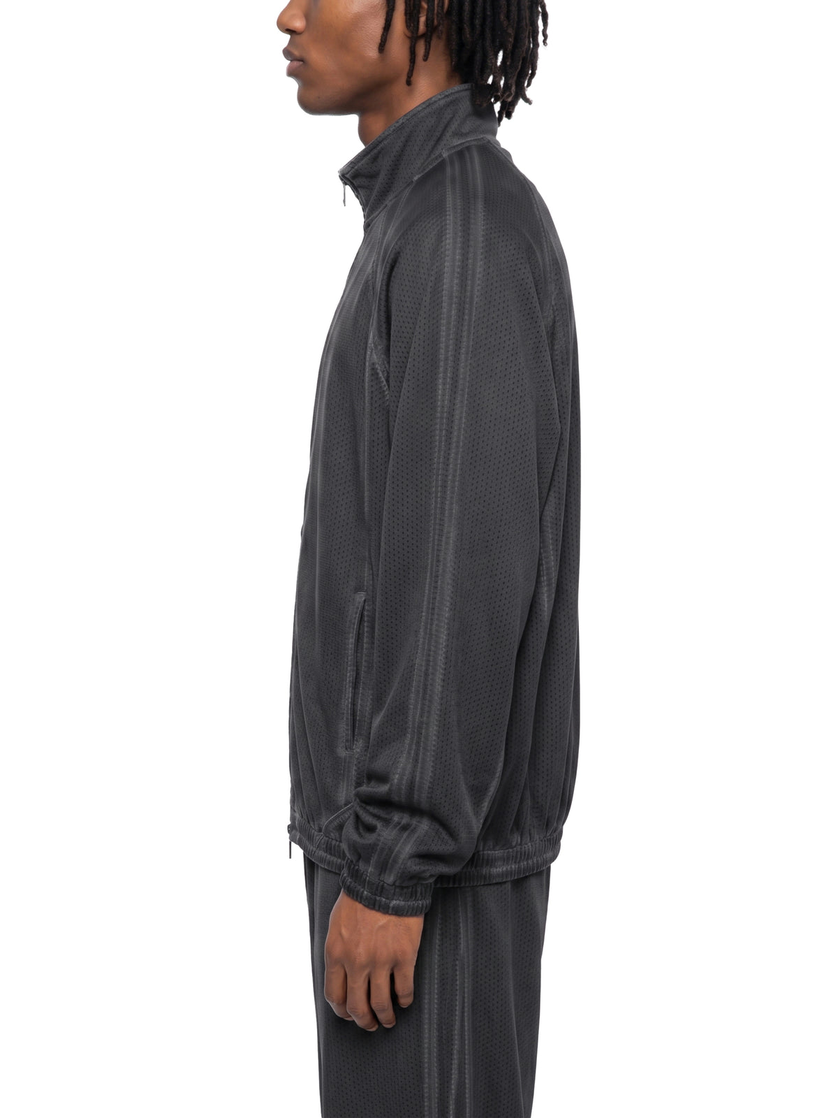 Rifted Unisex Vintage Wash Full Zip Mesh Jacket