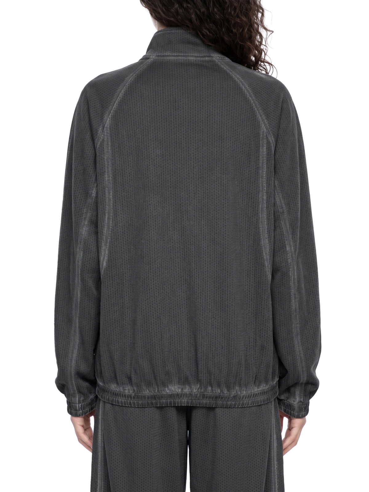 Rifted Unisex Vintage Wash Full Zip Mesh Jacket