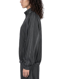 Rifted Unisex Vintage Wash Full Zip Mesh Jacket