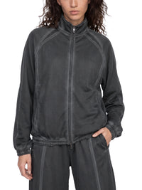 Rifted Unisex Vintage Wash Full Zip Mesh Jacket