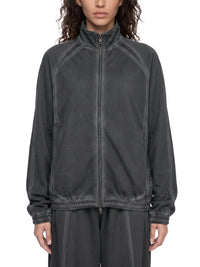 Rifted Unisex Vintage Wash Full Zip Mesh Jacket