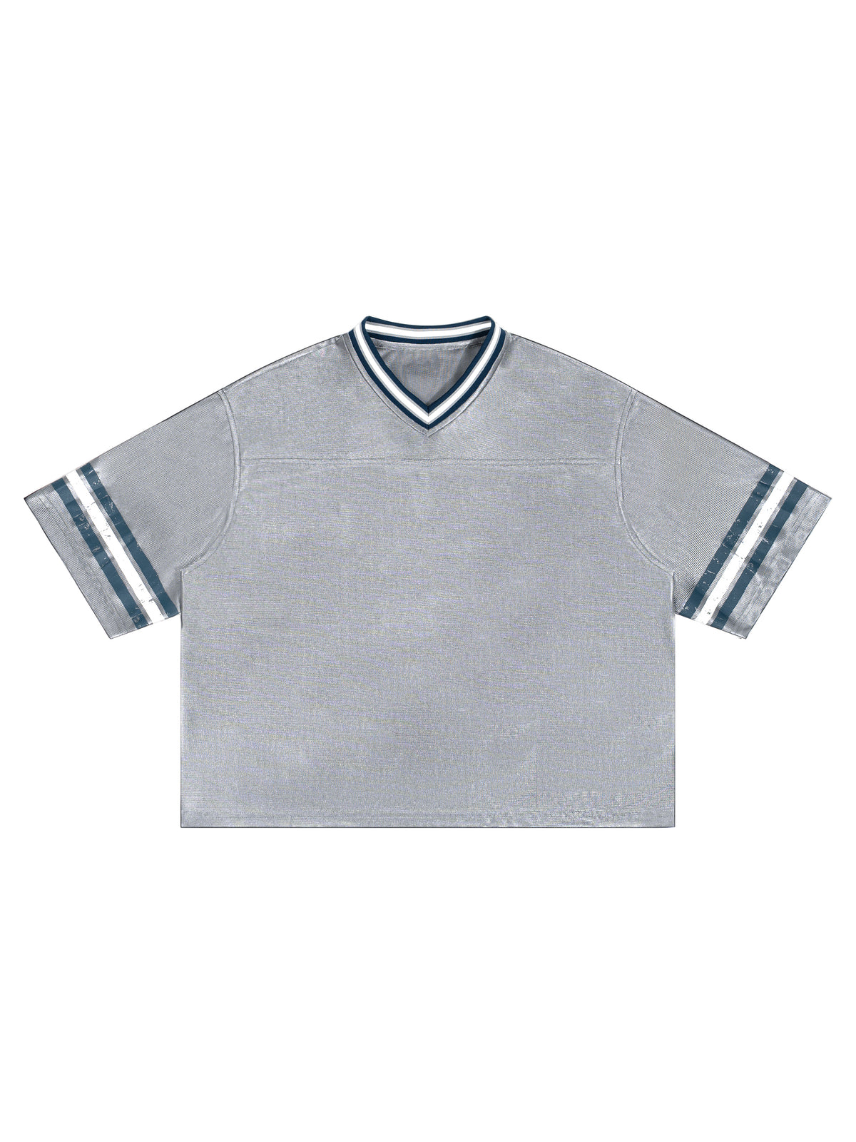 Rifted Unisex Boxy Striped Soccer Jersey T-Shirt