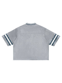 Rifted Unisex Boxy Striped Soccer Jersey T-Shirt