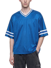 Rifted Unisex Boxy Striped Soccer Jersey T-Shirt